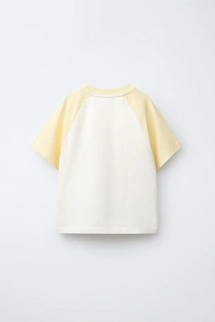 Купить Zara Футболка с рукавами реглан и текстовым принтом