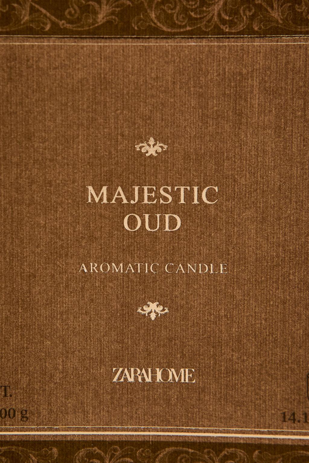(400 г) ароматическая свеча majestic oud