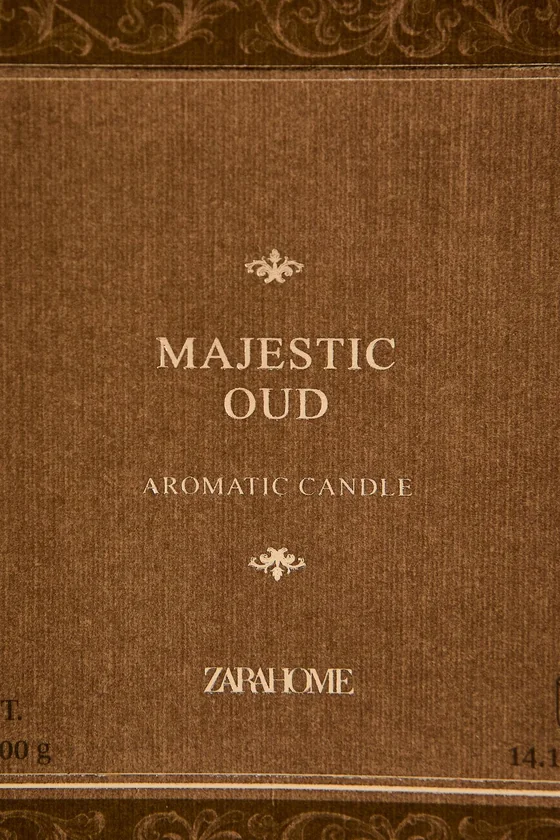 (400 г) ароматическая свеча majestic oud
