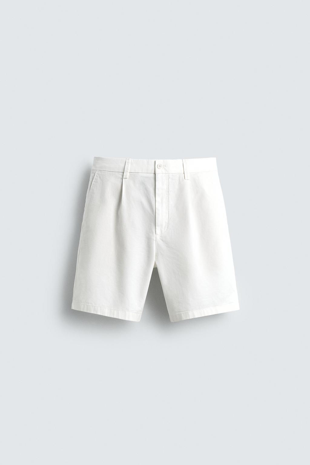 ШОРТЫ REGULAR FIT СО СКЛАДКАМИ