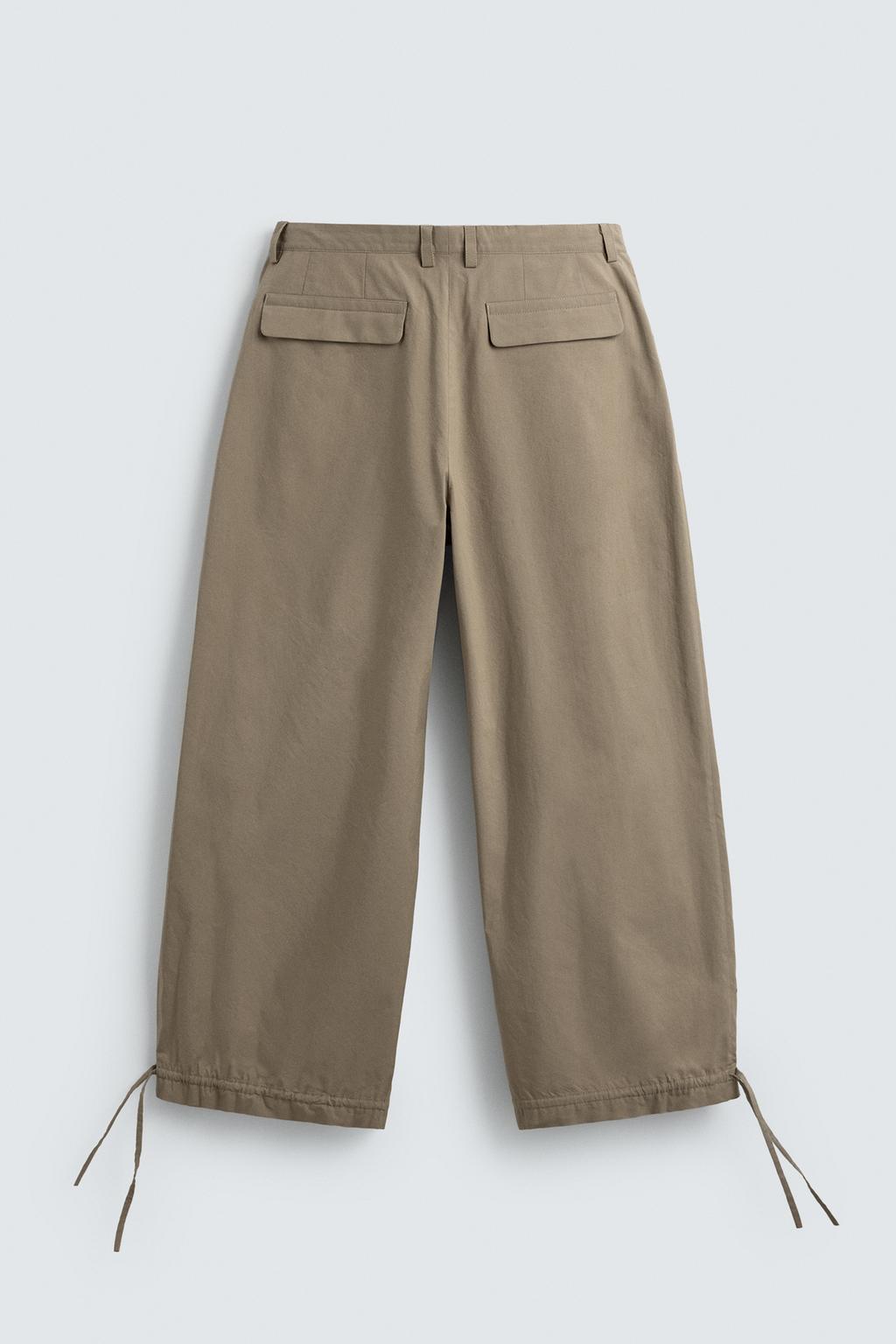 БРЮКИ BALLOON FIT С ЗАЩИПАМИ