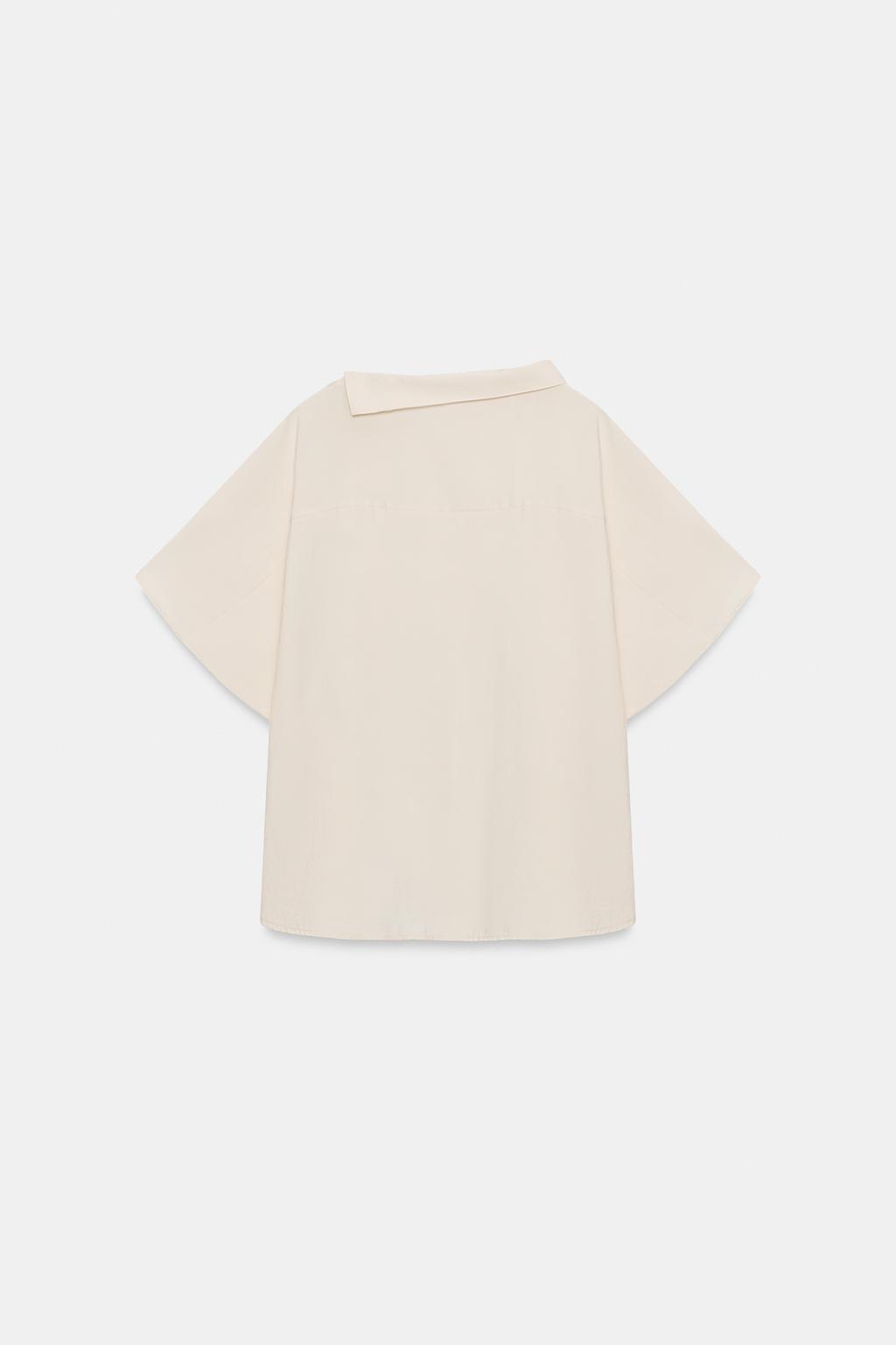 СВОБОДНАЯ БЛУЗА С ЗАСТЕЖКАМИ — ZW COLLECTION