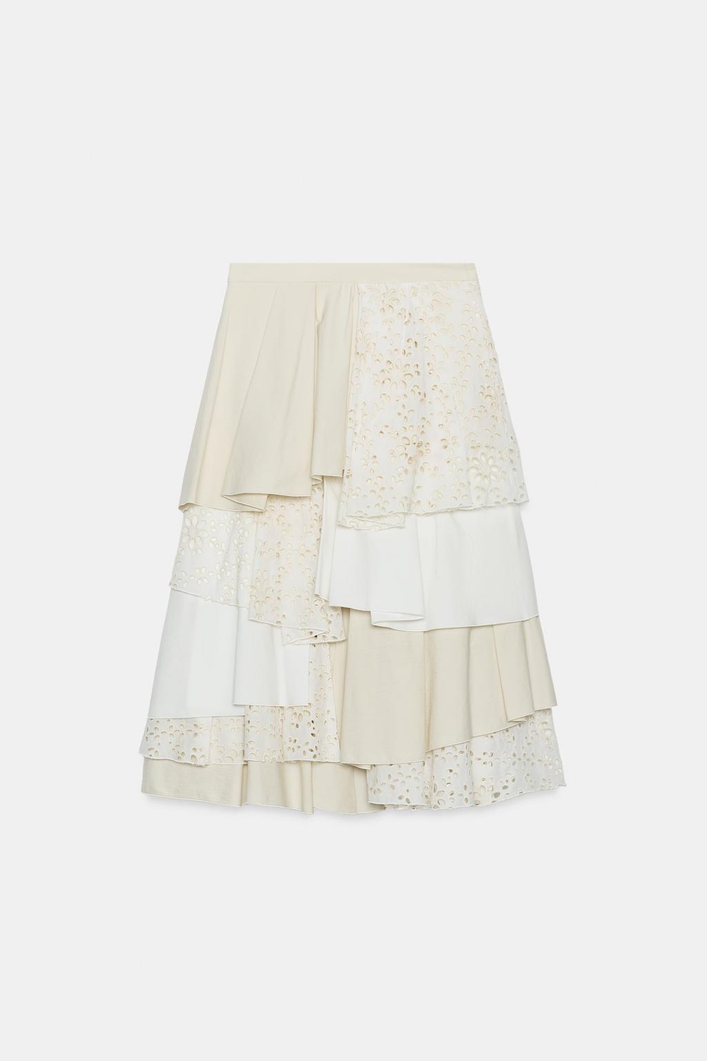 ЮБКА МИДИ В СТИЛЕ ПЭЧВОРК — ZW COLLECTION LIMITED EDITION