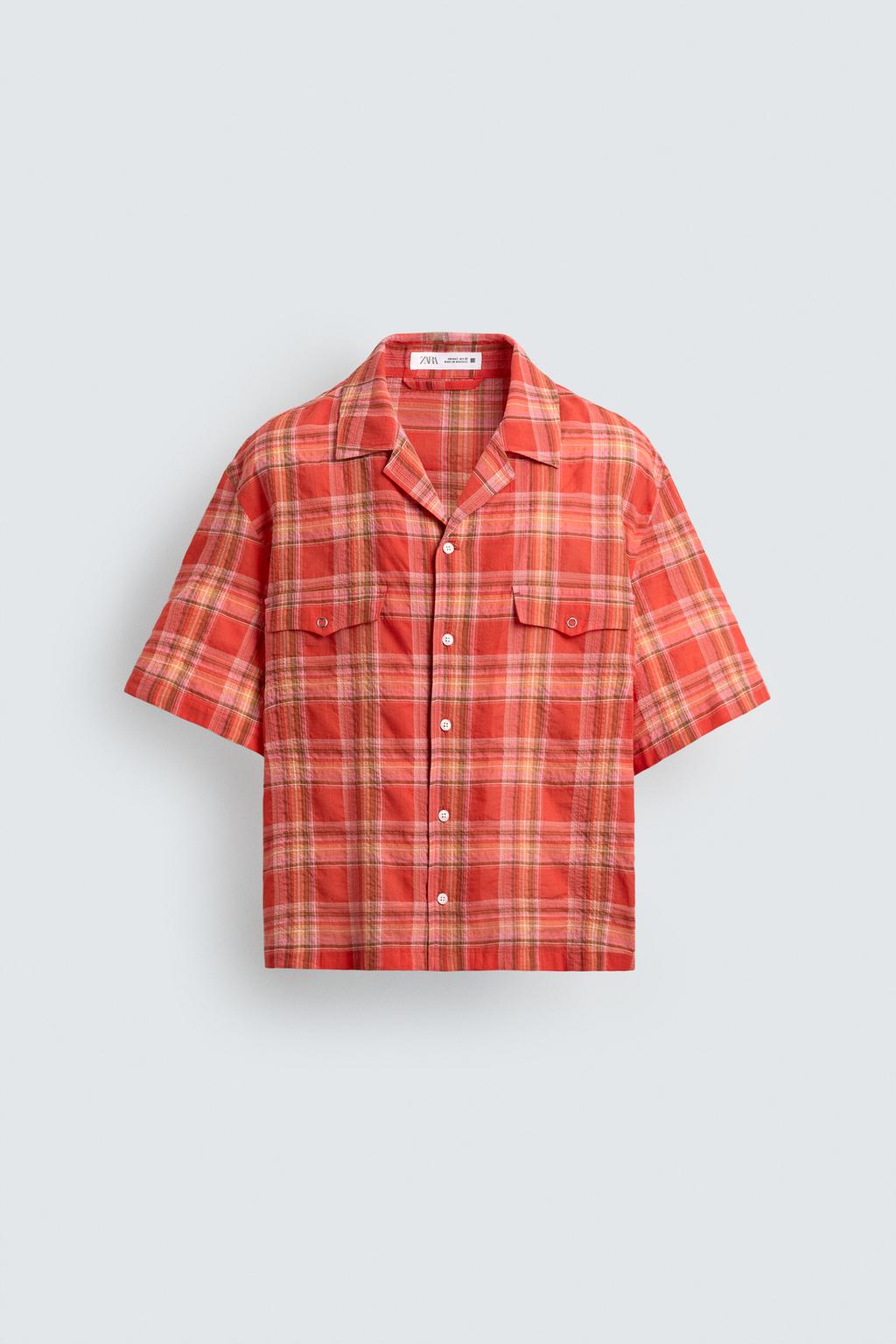 РУБАШКА RELAXED FIT В КЛЕТКУ