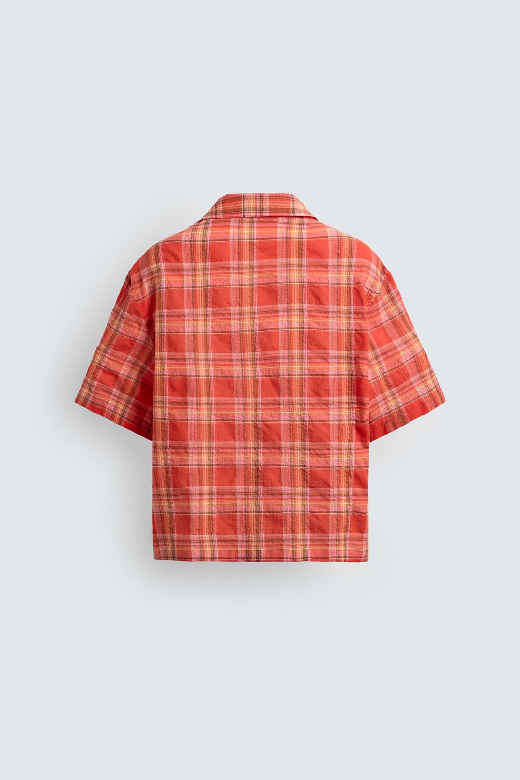 РУБАШКА RELAXED FIT В КЛЕТКУ