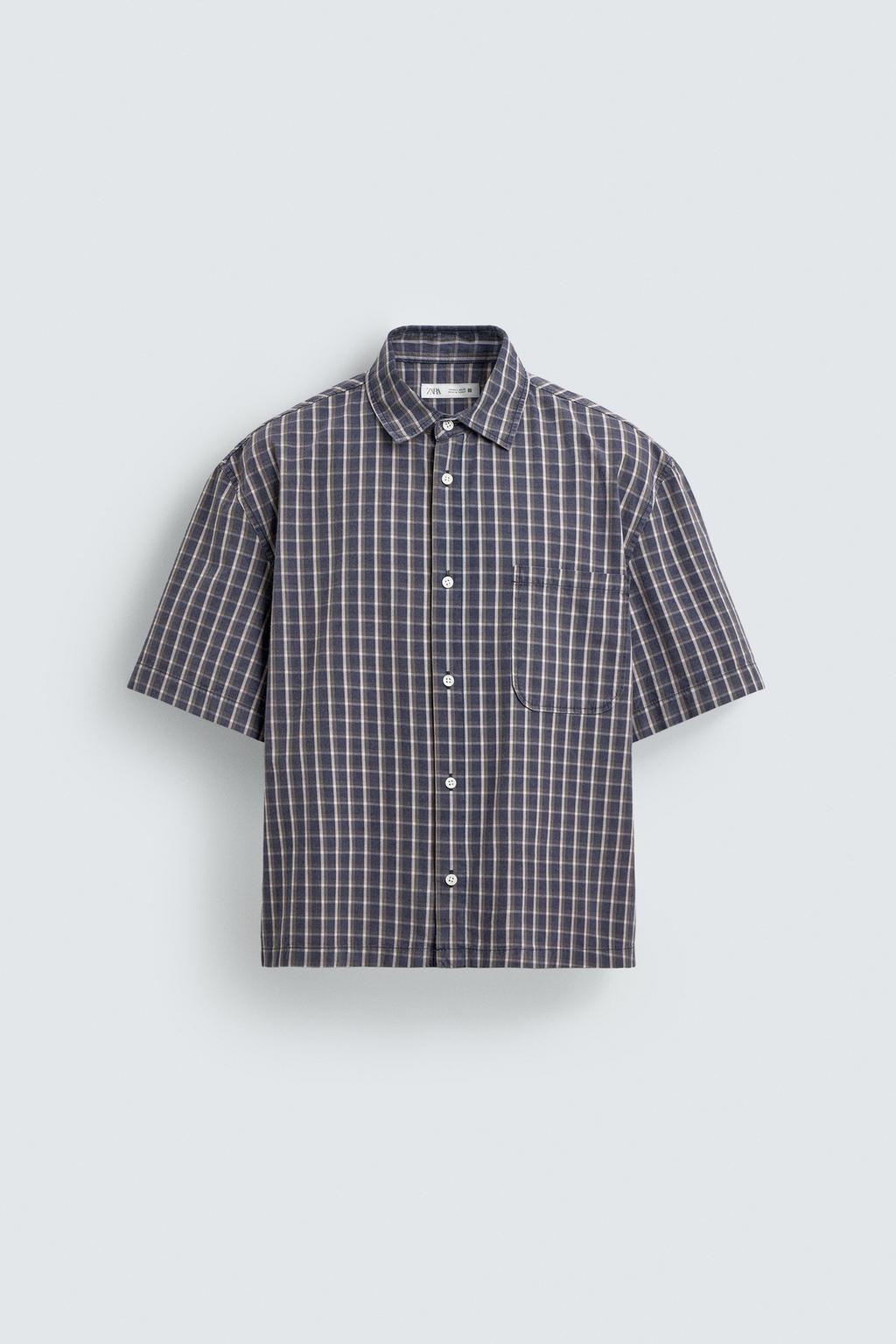 РУБАШКА RELAXED FIT В КЛЕТКУ