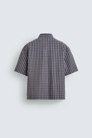 Рубашка Relaxed Fit в клетку- Заказать в России
