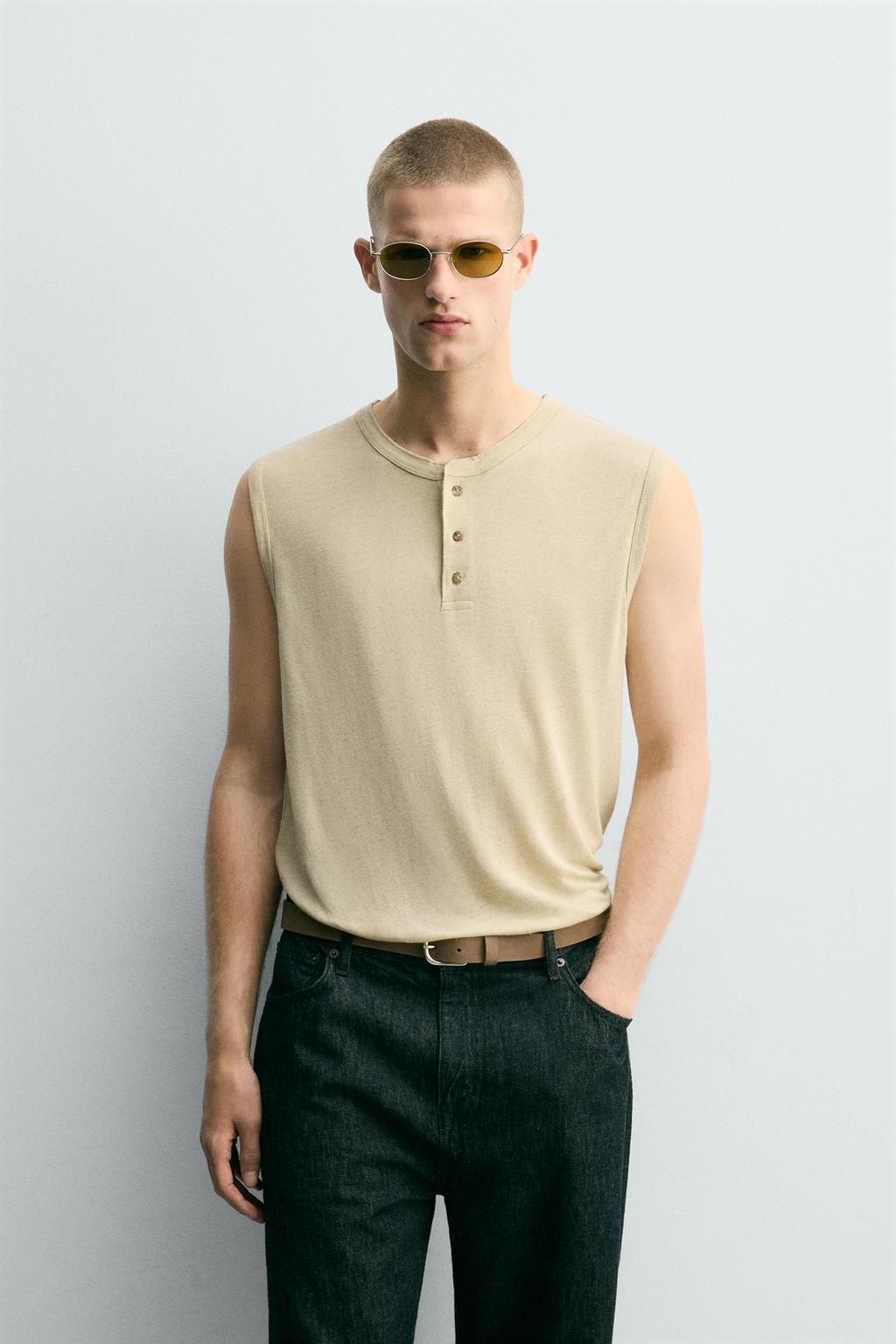 ТОП RELAXED FIT ИЗ ВИСКОЗЫ И ЛЬНА