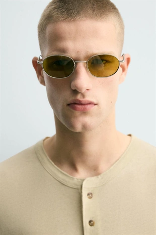 Топ Relaxed Fit из вискозы и льна- Заказать в России