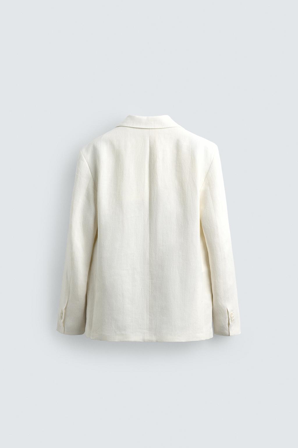 БЛЕЙЗЕР RELAXED FIT ИЗ 100% ЛЬНА