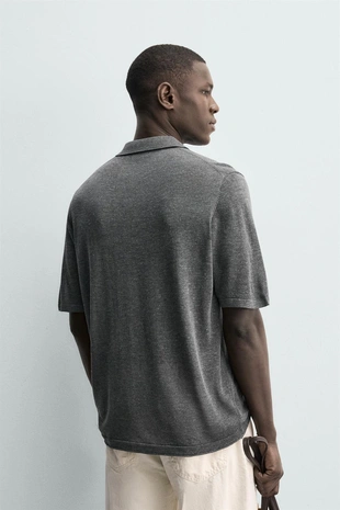 Трикотажное поло Relaxed Fit- Заказать в России