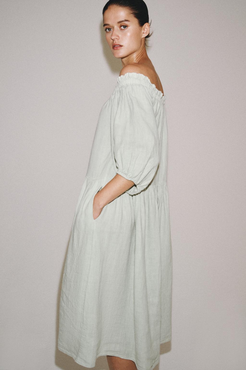 ПЛАТЬЕ МИДИ ИЗ ЛЬНА — ZW COLLECTION