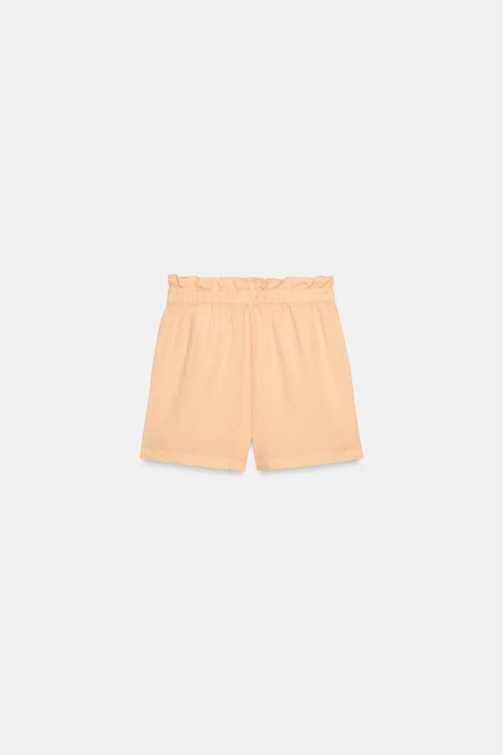 ЛЬНЯНЫЕ ШОРТЫ — коллекция Zara «ZW»