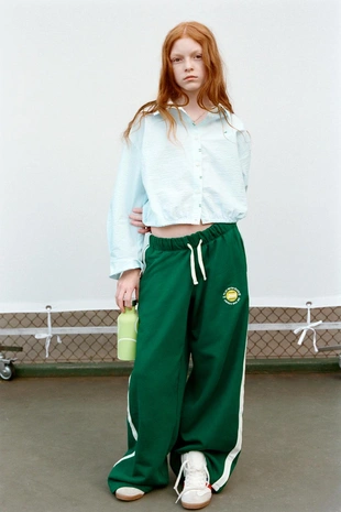 Брюки Wide Leg из мягкой ткани Penn ©- Заказать в России