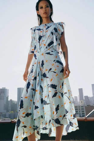 Платье с принтом — Zw Collection- Заказать в России