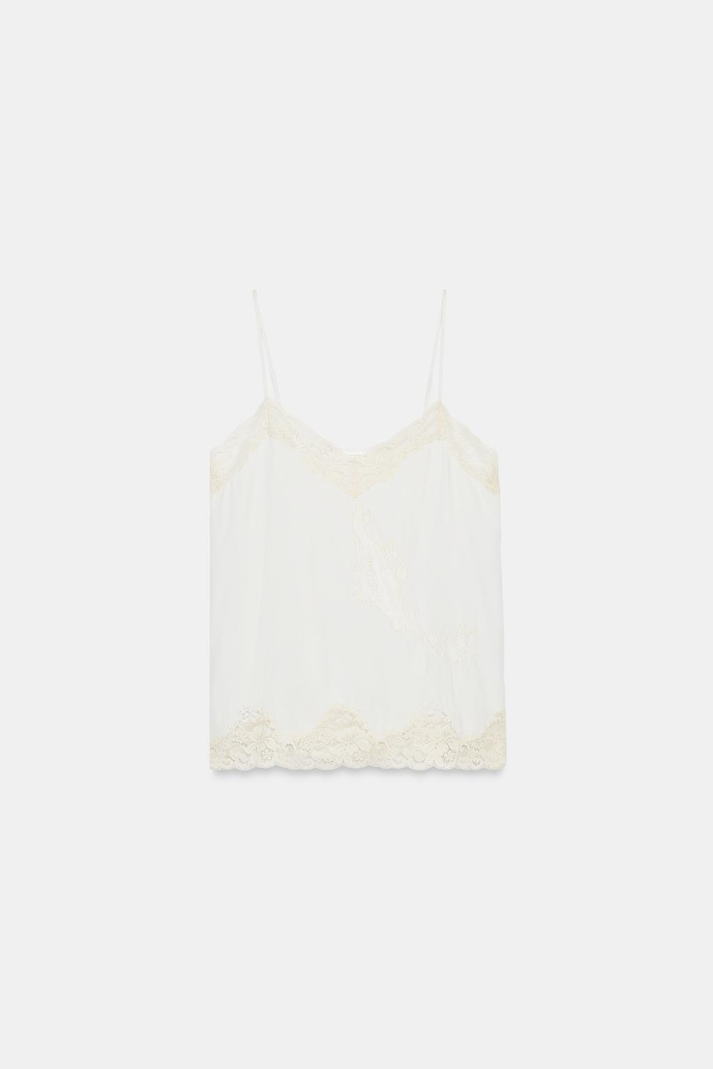 ТОП В БЕЛЬЕВОМ СТИЛЕ С КРУЖЕВОМ — ZW COLLECTION