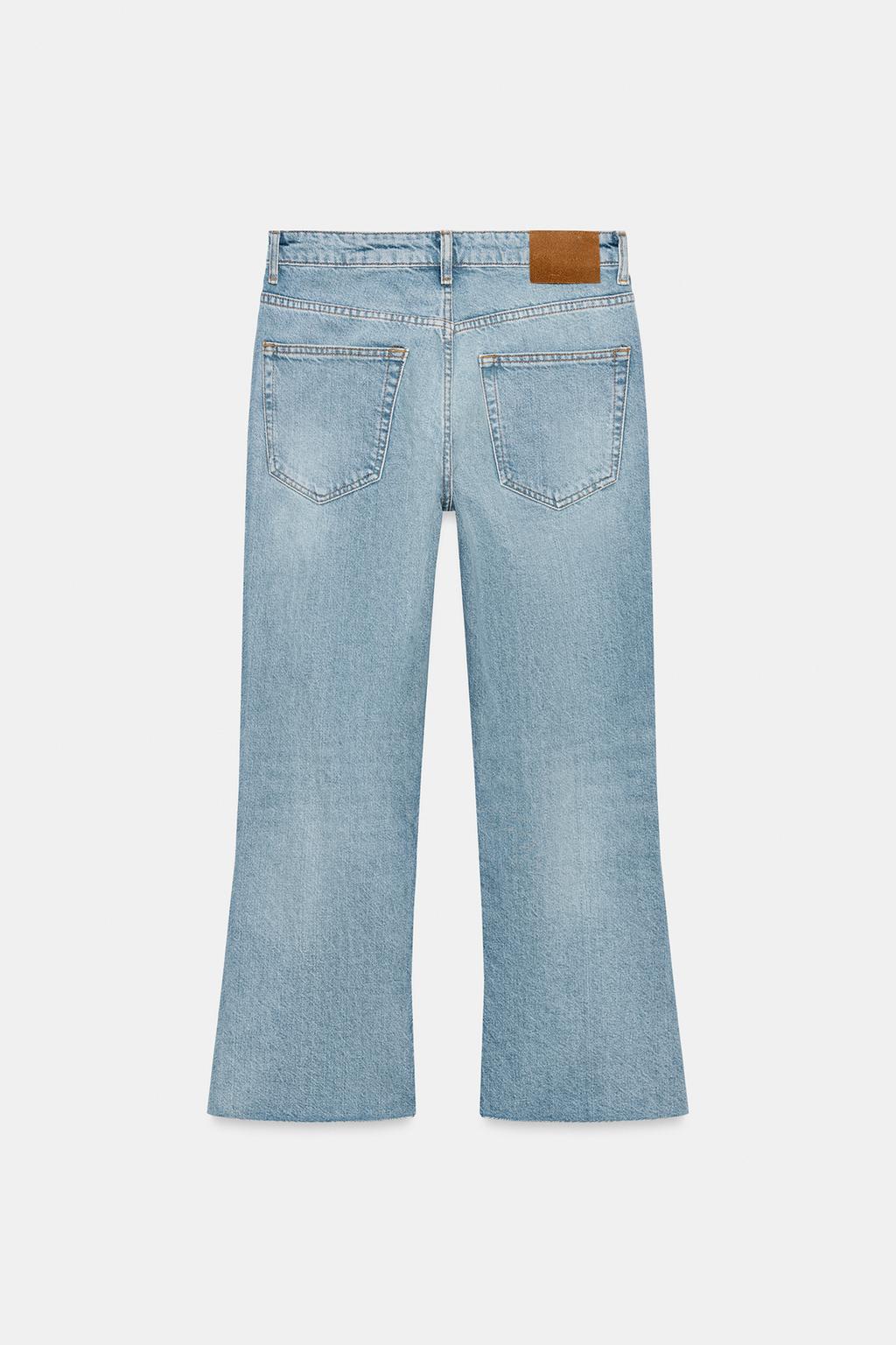 УКОРОЧЕННЫЕ ДЖИНСЫ RELAXED BOOTCUT СО СРЕДНЕЙ ПОСАДКОЙ — ZW COLLECTION
