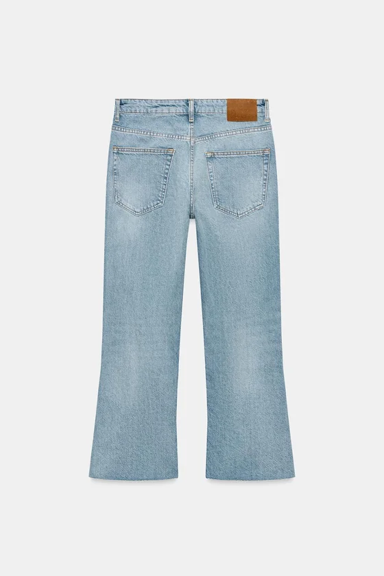 УКОРОЧЕННЫЕ ДЖИНСЫ   СО СРЕДНЕЙ ПОСАДКОЙ — коллекция Zara «ZW»