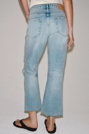 Укороченные джинсы Relaxed Bootcut со средней посадкой — Zw Collection- Заказать в России
