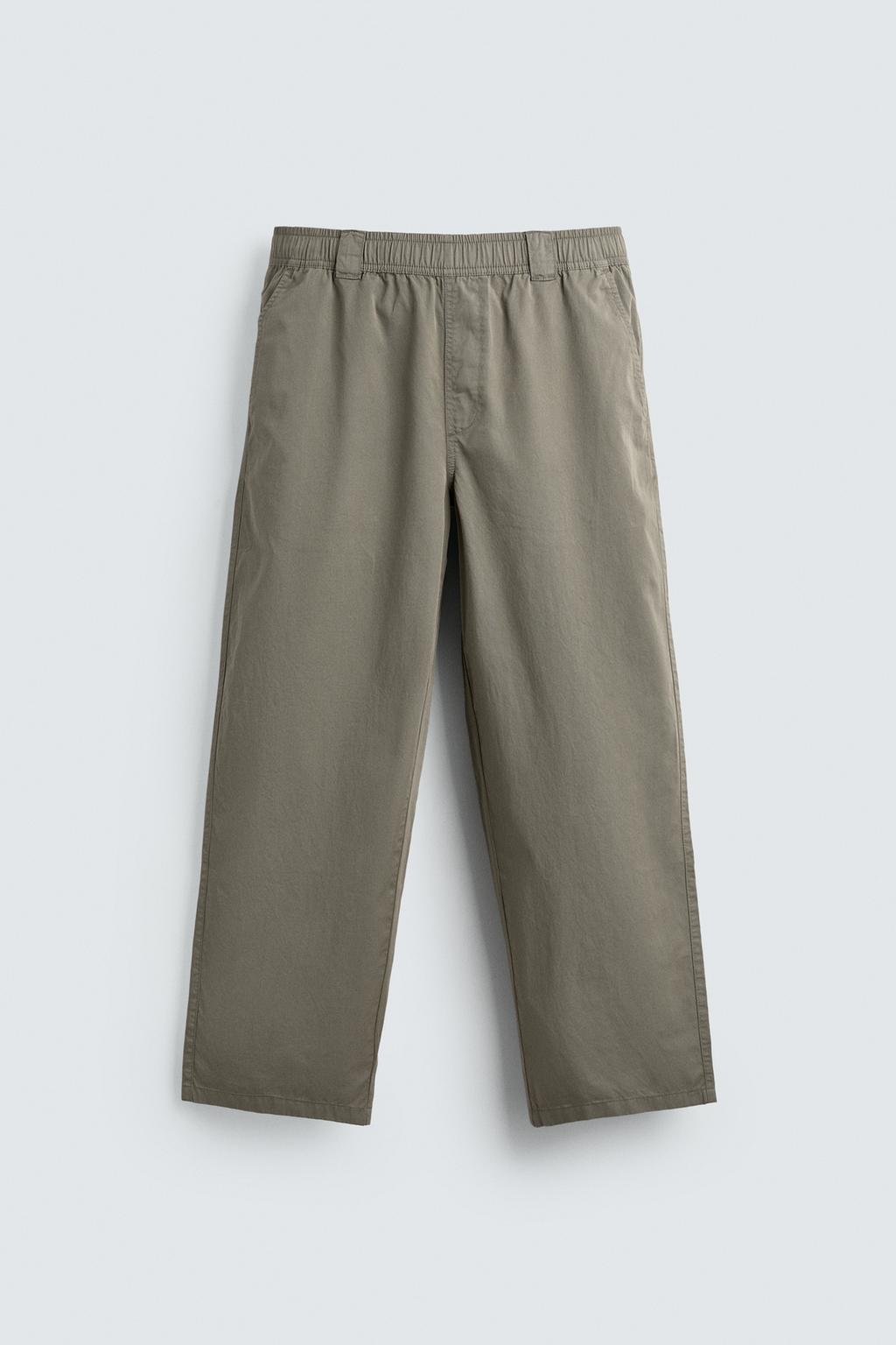 ХЛОПКОВЫЕ БРЮКИ RELAXED FIT