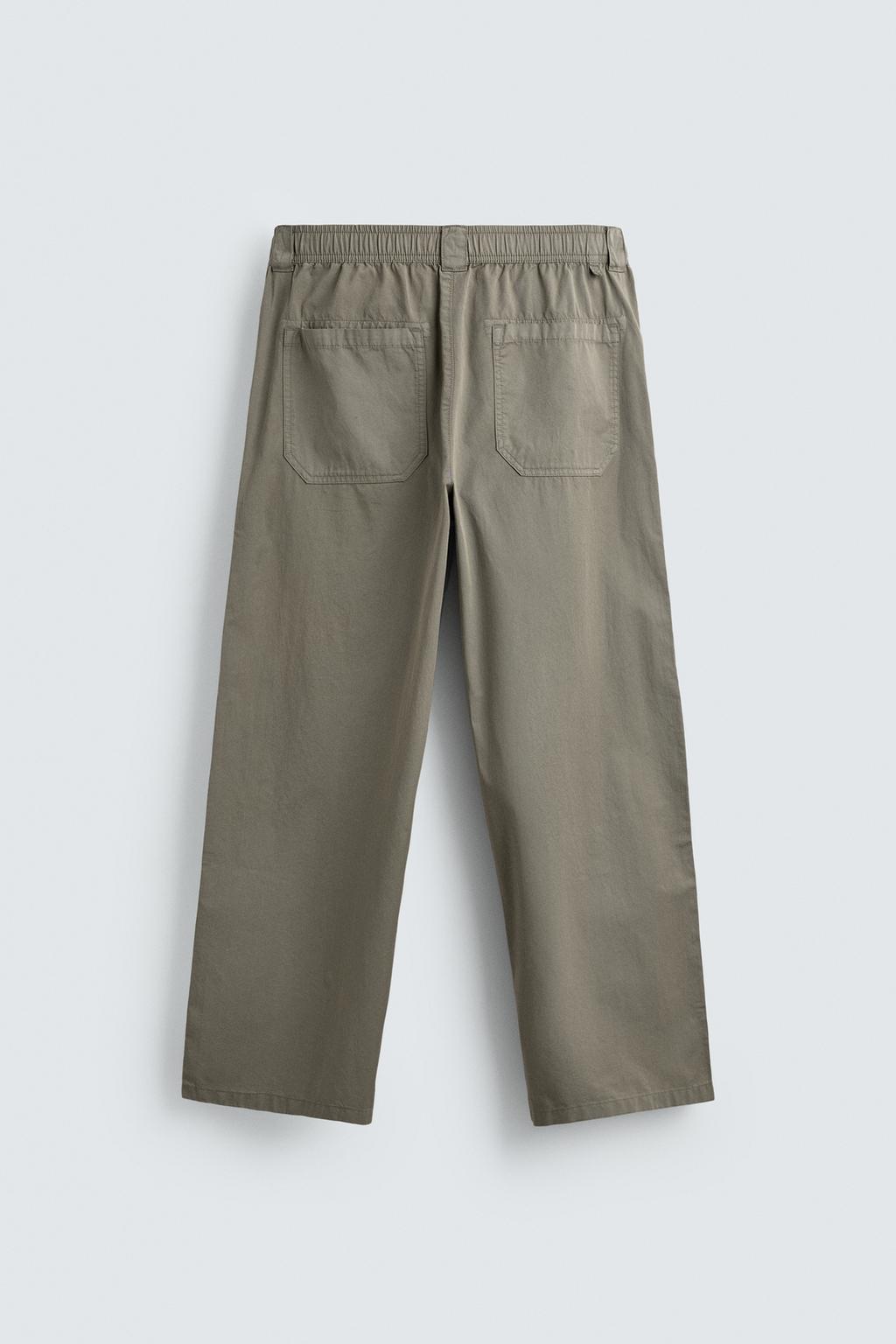 ХЛОПКОВЫЕ БРЮКИ RELAXED FIT