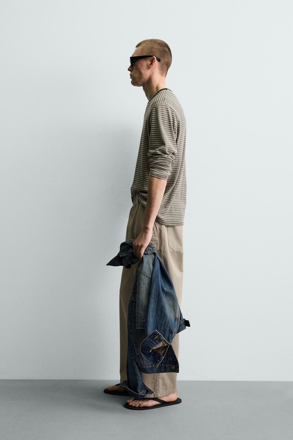 ХЛОПКОВЫЕ БРЮКИ RELAXED FIT
