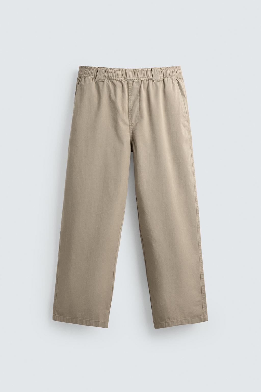 ХЛОПКОВЫЕ БРЮКИ RELAXED FIT