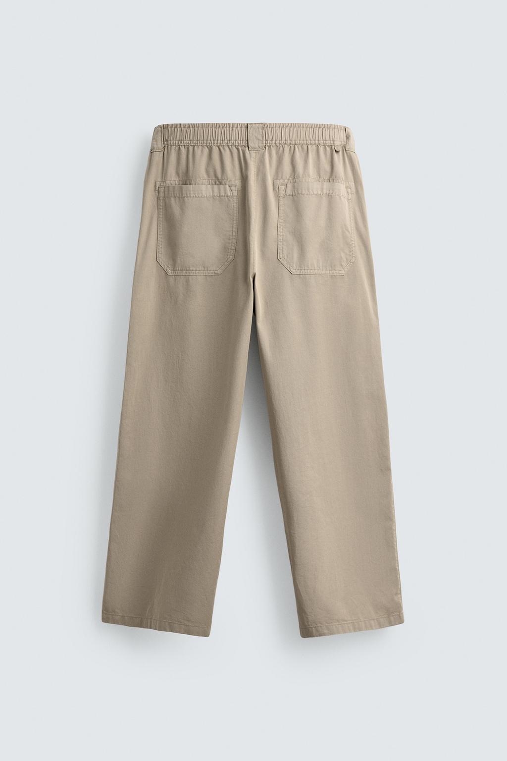ХЛОПКОВЫЕ БРЮКИ RELAXED FIT