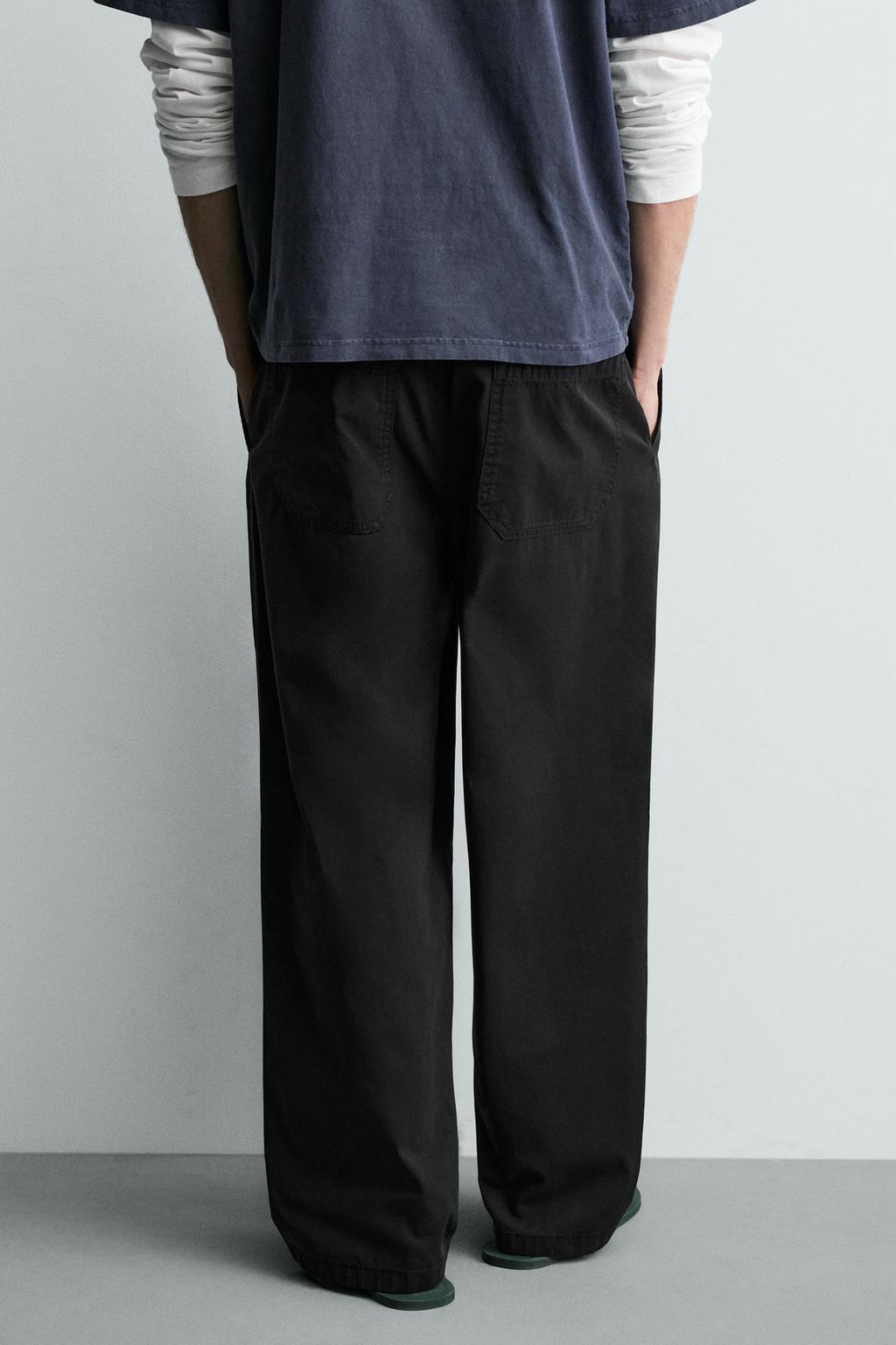 ХЛОПКОВЫЕ БРЮКИ RELAXED FIT