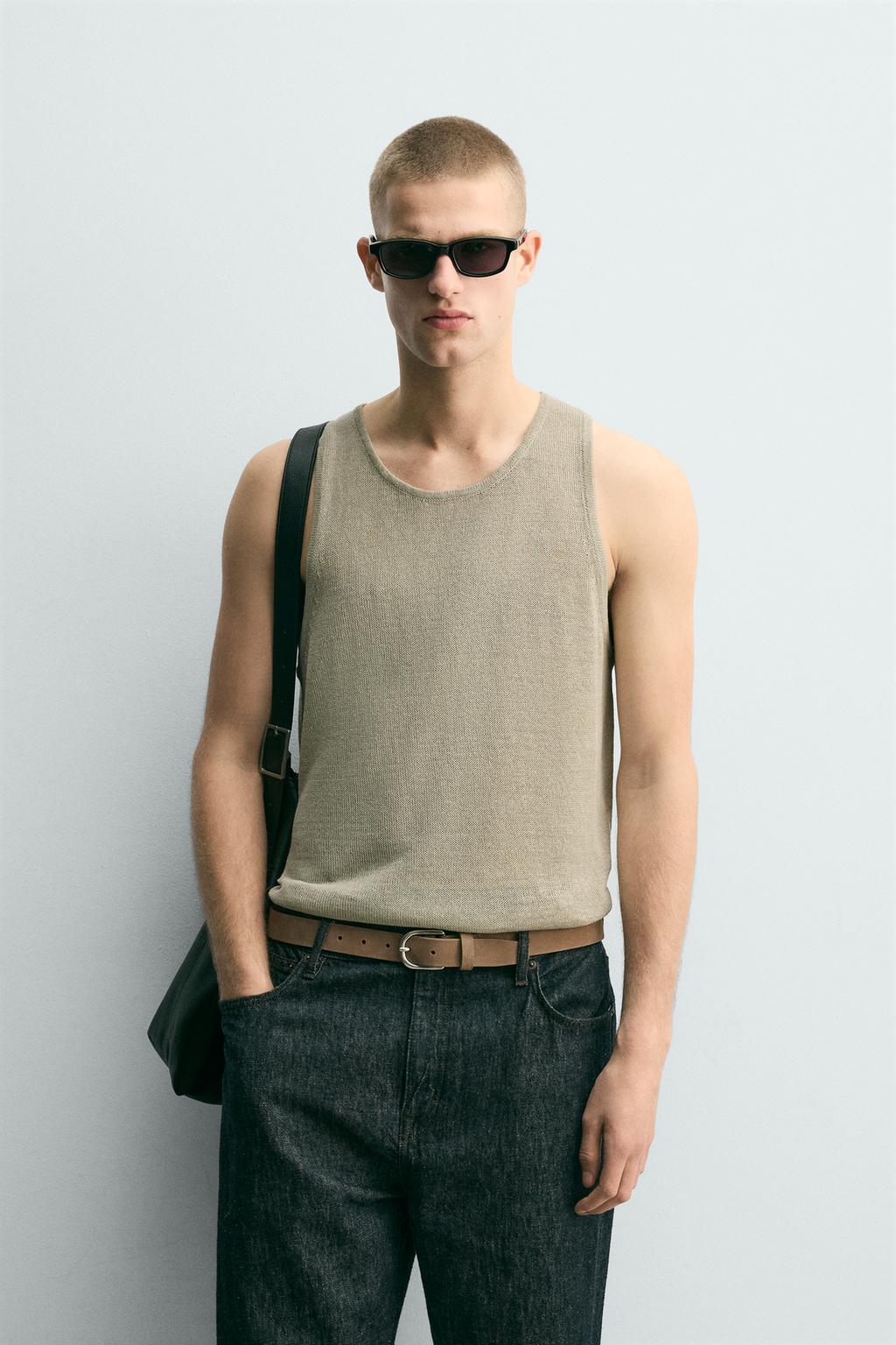 ТРИКОТАЖНЫЙ ТОП RELAXED FIT