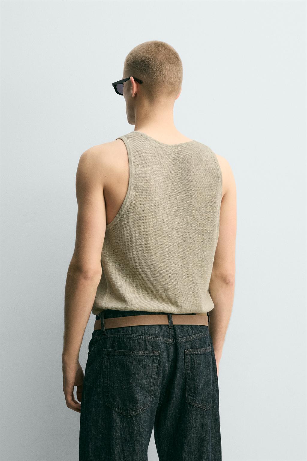 ТРИКОТАЖНЫЙ ТОП RELAXED FIT