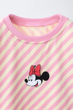 Футболка в полоску с резиновой нашивкой Minnie Mouse © Disney- Заказать в России