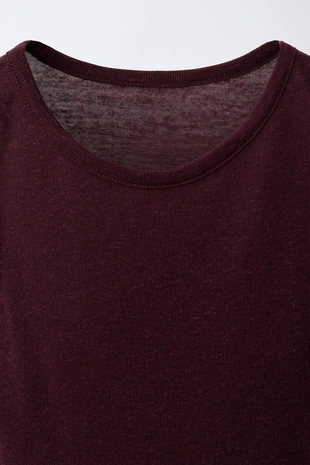 Футболка из смесового льна