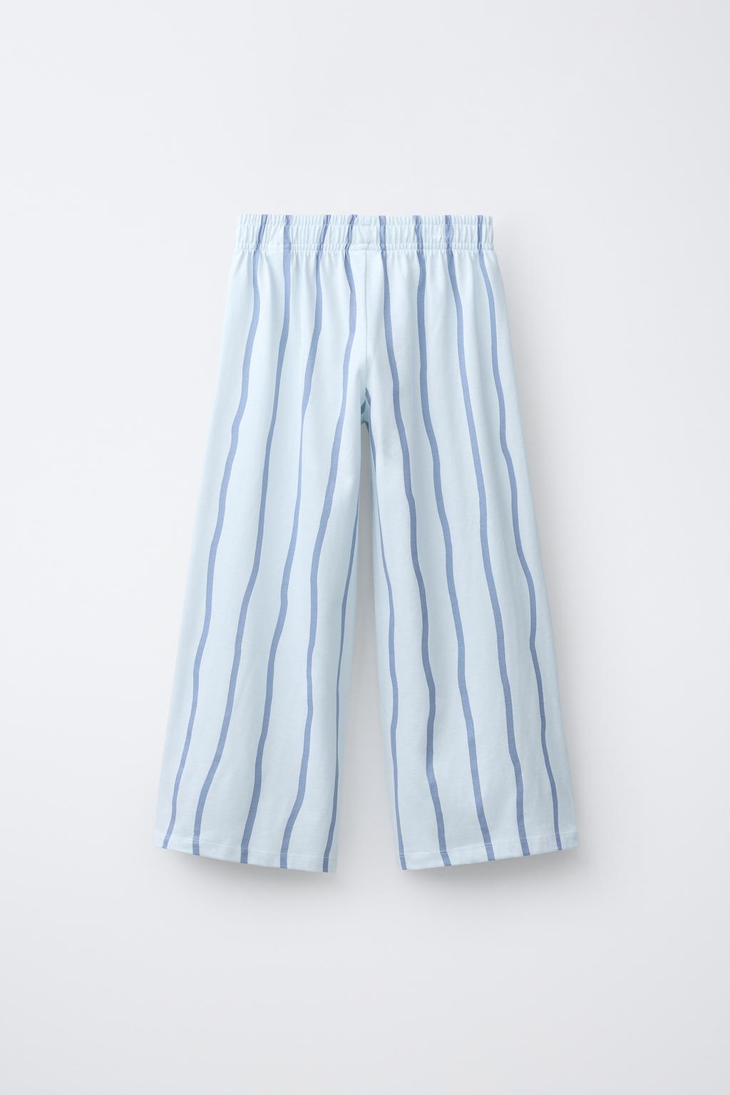 БРЮКИ WIDE LEG В ПОЛОСКУ