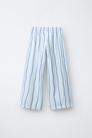 Sky blue | 5431/491/403 - Zara Брюки WIDE LEG в полоску