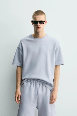 Толстовка Relaxed Fit из интерлока- Заказать в России