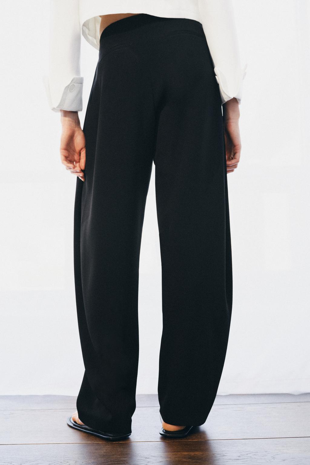 ШИРОКИЕ БРЮКИ С ЗАЩИПАМИ — ZW COLLECTION
