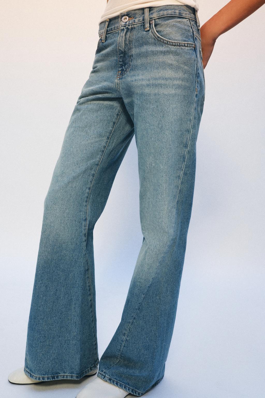 ДЖИНСЫ RELAXED-FLARE С НИЗКОЙ ПОСАДКОЙ — ZW COLLECTION