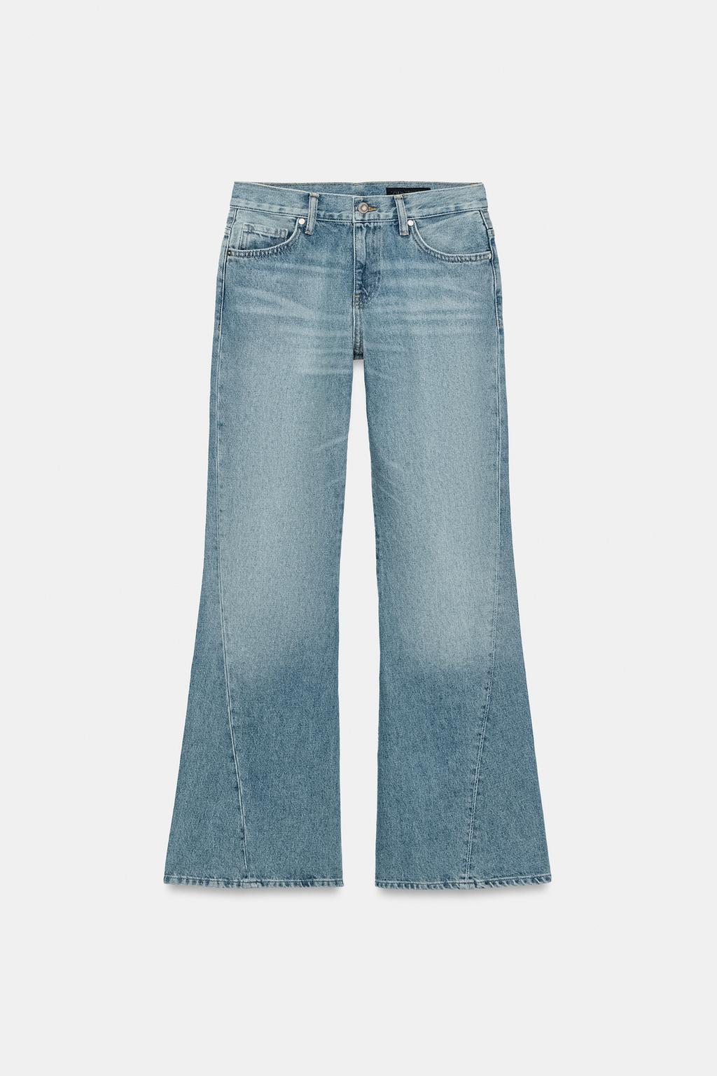 ДЖИНСЫ RELAXED-FLARE С НИЗКОЙ ПОСАДКОЙ — ZW COLLECTION
