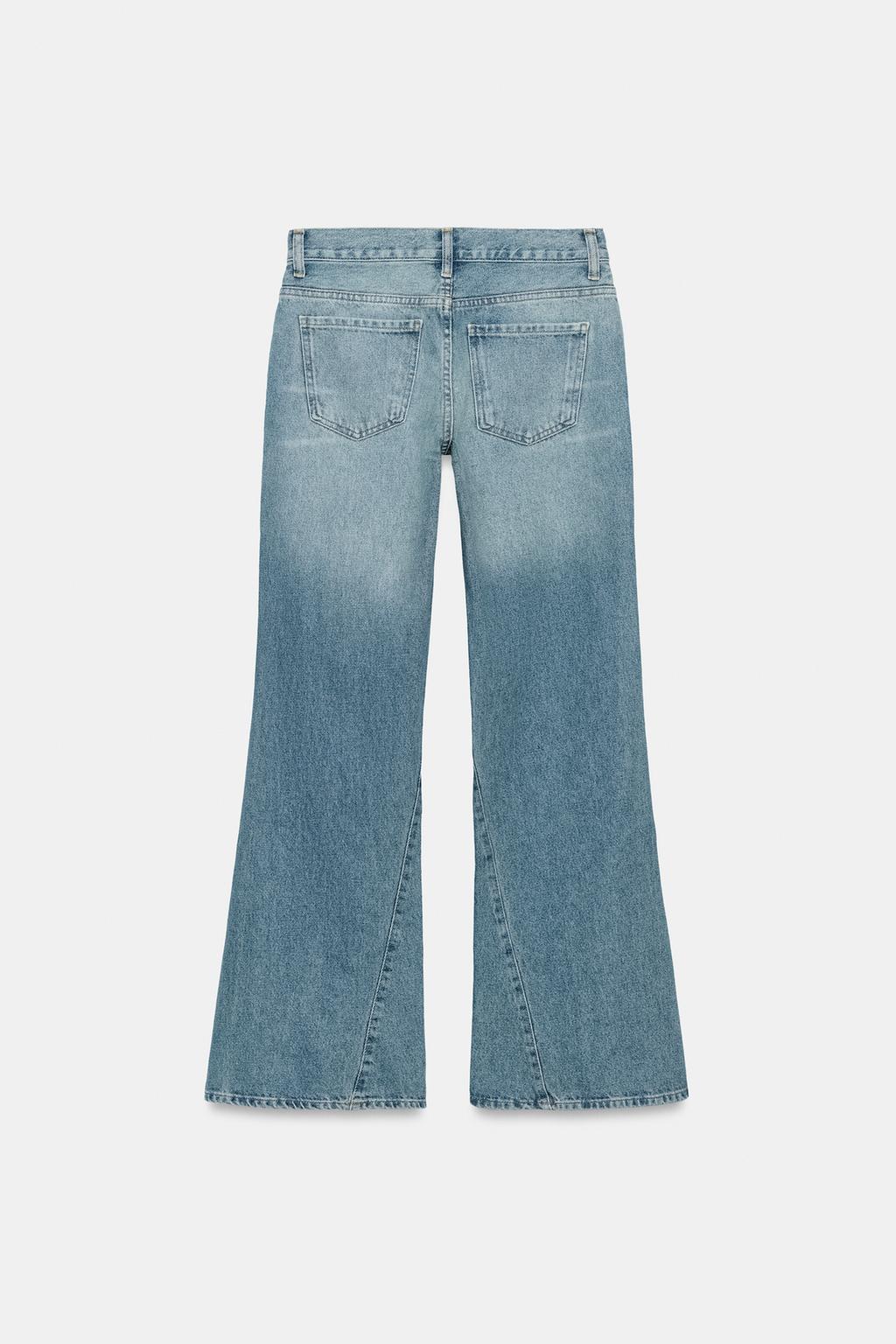 ДЖИНСЫ RELAXED-FLARE С НИЗКОЙ ПОСАДКОЙ — ZW COLLECTION