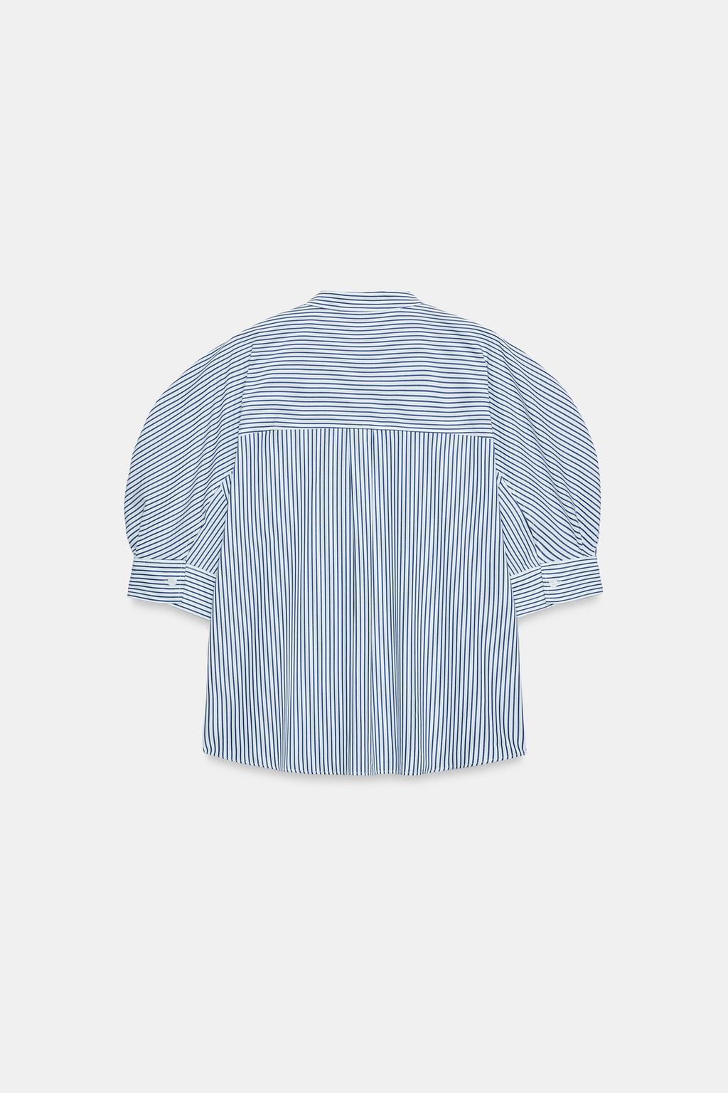 РУБАШКА ИЗ ПОПЛИНА С ПУГОВИЦАМИ — ZW COLLECTION