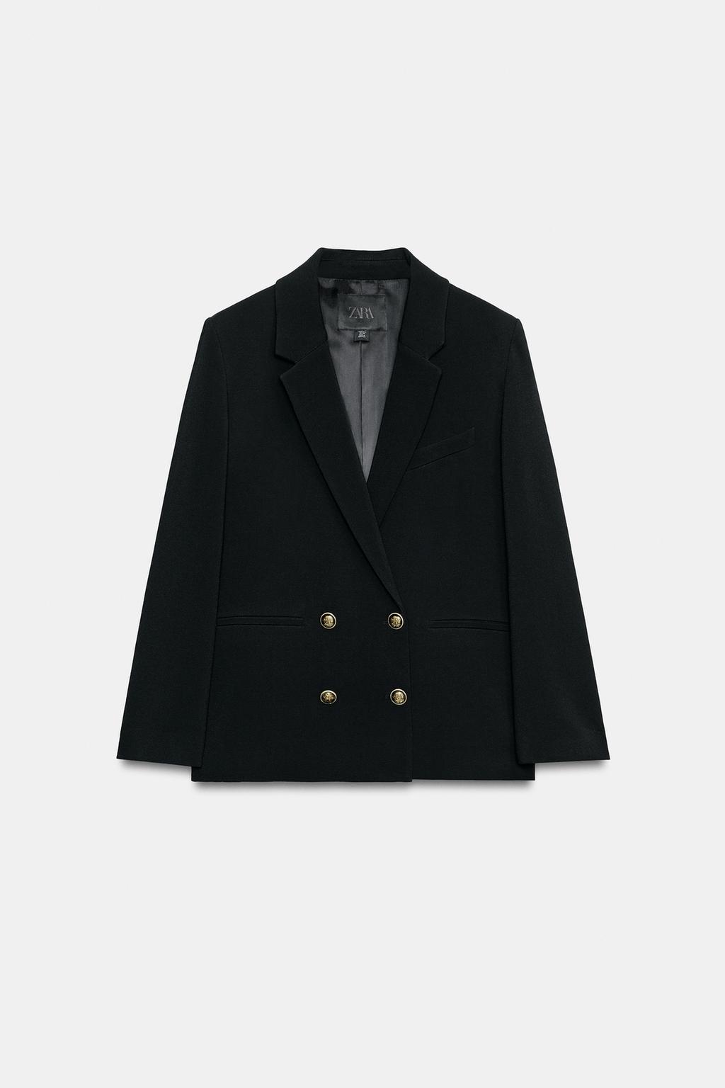 БЛЕЙЗЕР ПРЯМОГО КРОЯ С ПУГОВИЦАМИ — ZW COLLECTION