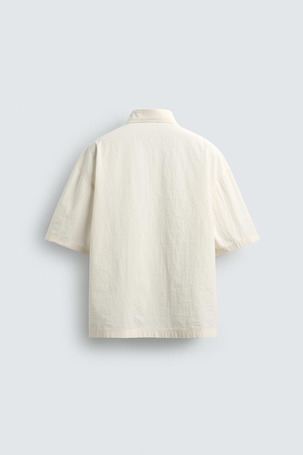 РУБАШКА RELAXED FIT С ТЕКСТОВЫМИ НАШИВКАМИ