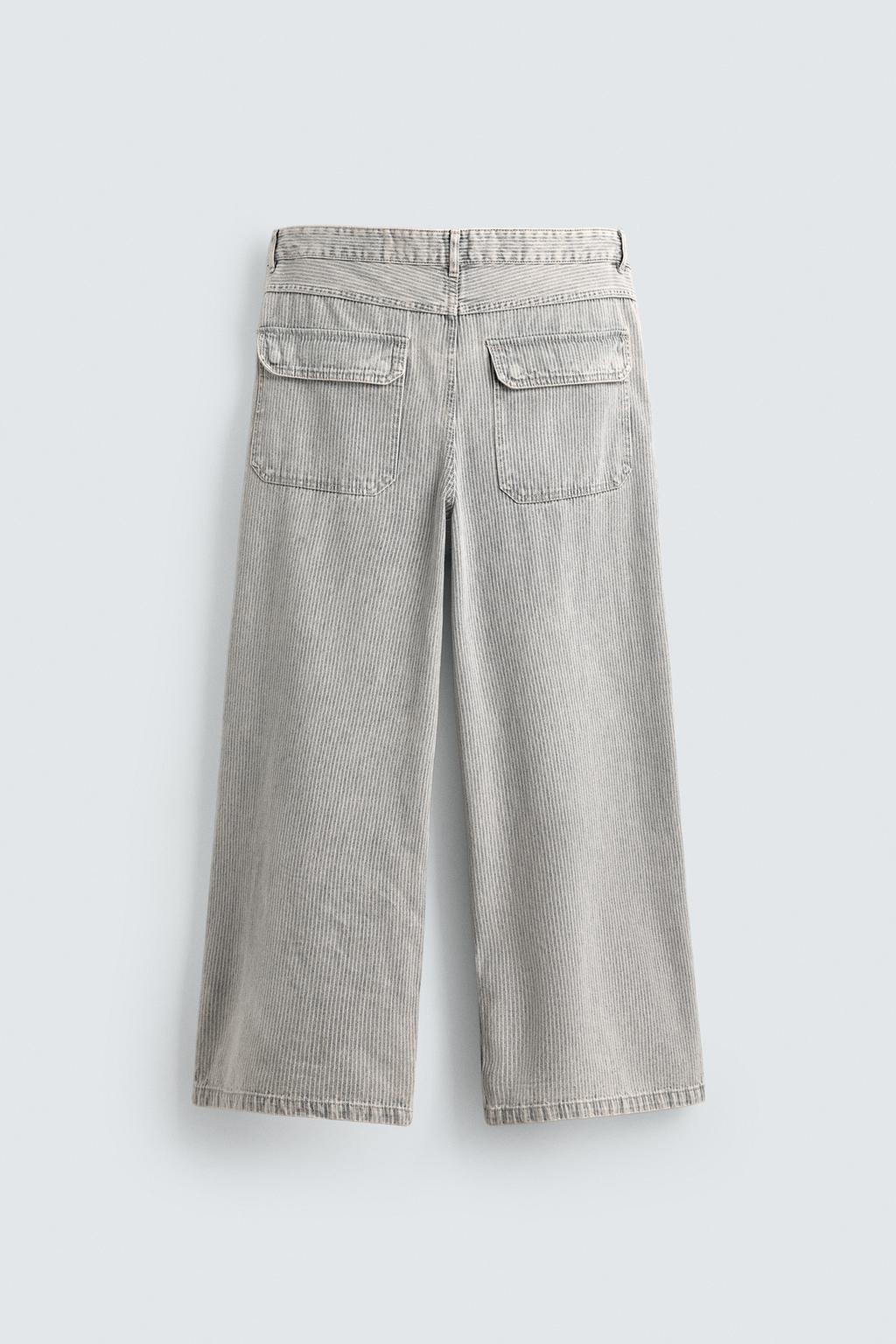 БРЮКИ RELAXED STRAIGHT FIT В ПОЛОСКУ