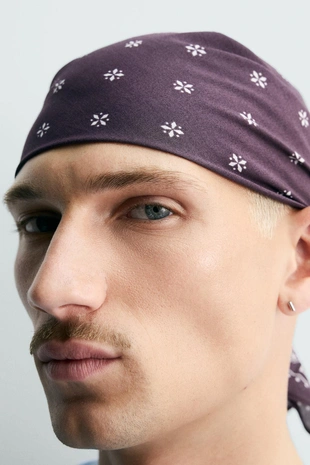 Бандана с принтом пейсли