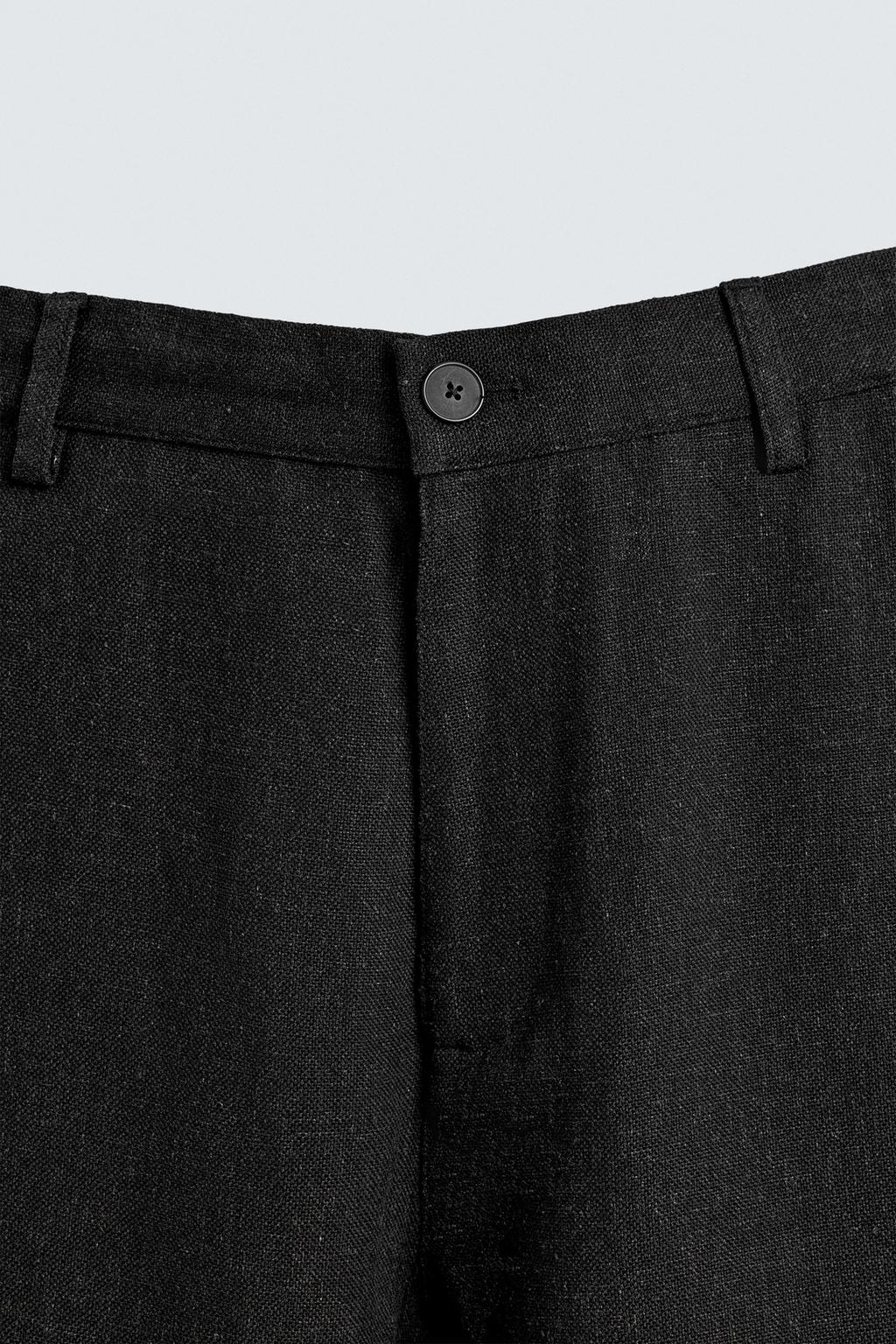 БРЮКИ RELAXED FIT ИЗ ВИСКОЗЫ И КОНОПЛИ