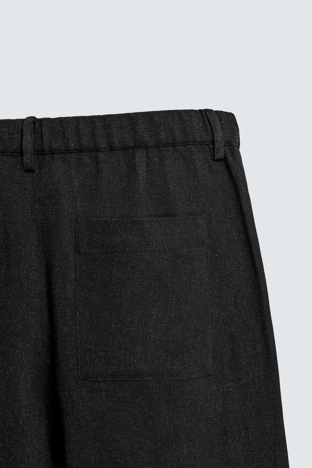 БРЮКИ RELAXED FIT ИЗ ВИСКОЗЫ И КОНОПЛИ
