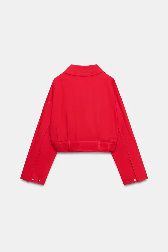 КУРТКА С ПОЯСОМ — коллекция Zara «ZW»