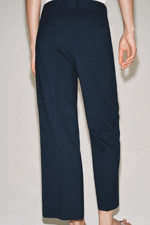 Navy blue | 6136/050/401 - Zara Брюки в полоску — ZW COLLECTION