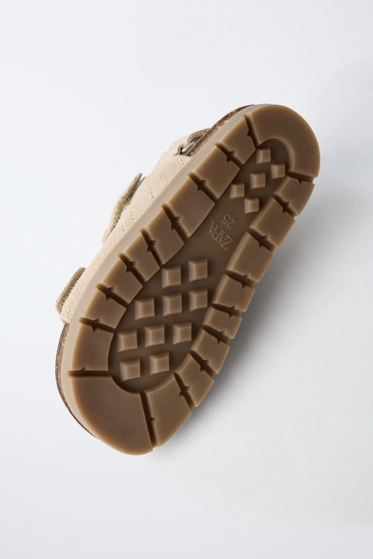 Сандалии barefoot из кожи с ремешками